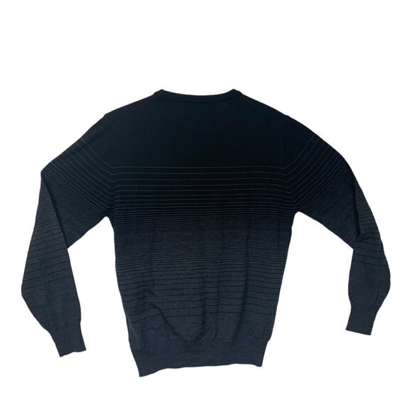 Robert Talbott mens large New merino wool sweater pullover gradient ombre stripe - Picture 9 of 9